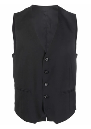 Tonello slim-fit tailored waistcoat - Black