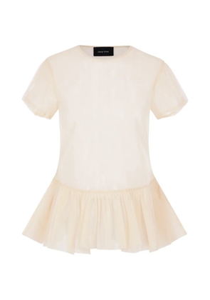 Simone Rocha crew-neck T-shirt - Neutrals