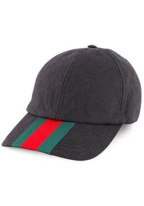 Gucci Web-detail baseball cap - Black