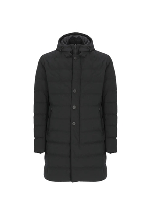 Herno quilted-pattern padded coat - Black
