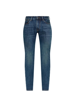 Emporio Armani logo jeans - Blue