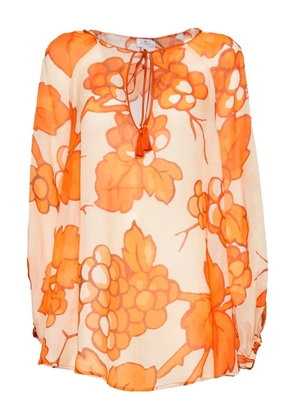ETRO floral-print blouse - Orange