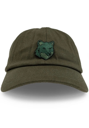 Maison Kitsuné Fox cap - Green
