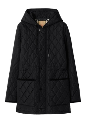 Burberry quilted hooded jacket - Black