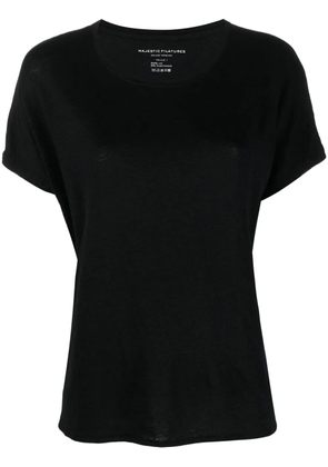 Majestic Filatures relaxed crew-neck T-shirt - Black