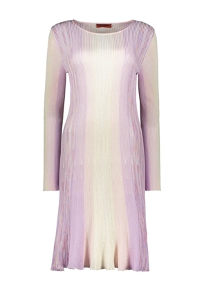 Missoni ribbed dress - Purple