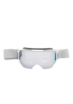 Gucci Eyewear logo-strap goggles - Grey