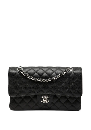 CHANEL Pre-Owned 2019 Medium Classic Caviar Double Flap shoulder bag - Black