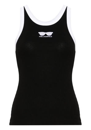 Karl Lagerfeld Sunglasses tank top - Black