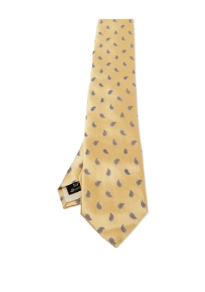 Ermenegildo Zegna Vintage paisley silk tie - Neutrals