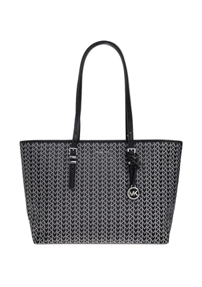 Michael Kors large Quinn geometric-pattern tote bag - Black