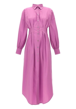 LE TWINS Cristiana shirt dress - Purple