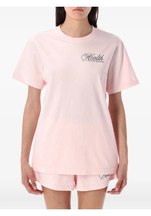 Sporty & Rich logo-print T-shirt - Pink