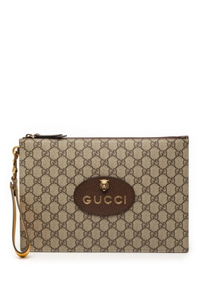 Gucci Pre-Owned 2016-2026 GG Supreme Neo Vintage clutch bag - Brown