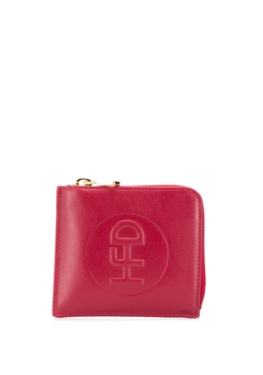 Honey Fucking Dijon embossed logo wallet - Red