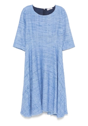 Charlott flared midi dress - Blue