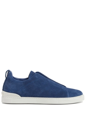 Zegna Triple Stitch™ suede sneakers - Blue