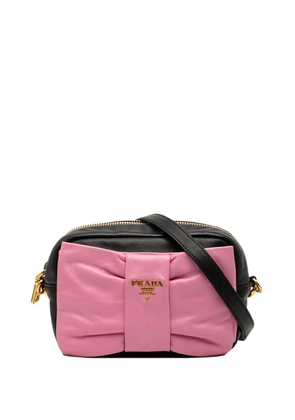 Prada Pre-Owned 2011 Nappa Fiocco Bow crossbody bag - Black
