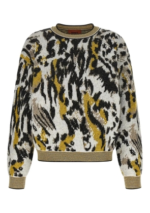 Missoni animalier patterned sweater - Black