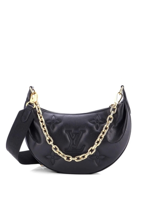 Louis Vuitton Pre-Owned Over The Moon Bag Bubblegram Leather shoulder bag - Black