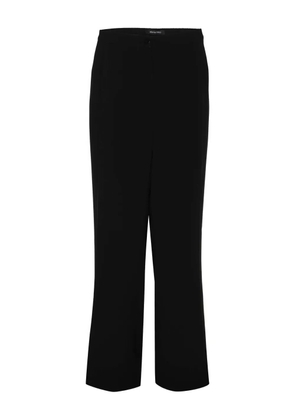 ELENA MIRO` button-fastening wide-leg trousers - Black