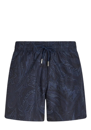 ETRO paisley-print swim shorts - Blue
