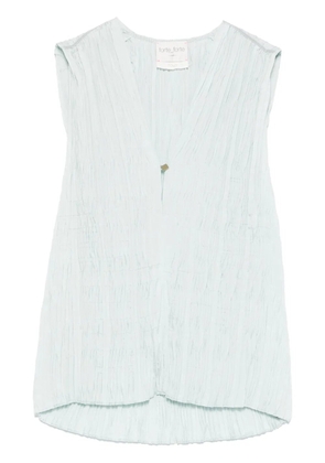Forte Forte pleated top - Blue