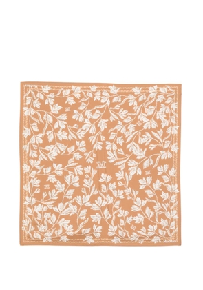 Max Mara floral-print scarf - Neutrals