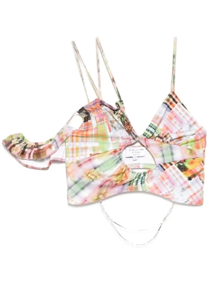 Collina Strada graphic print vest - Pink