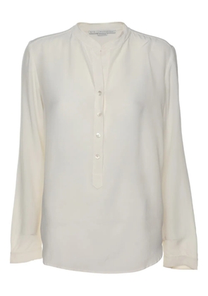 Stella McCartney Pre-Owned long-sleeve V-neck blouse - Neutrals