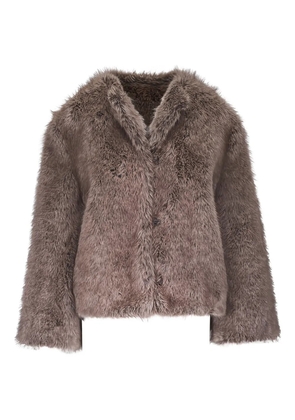 Antonelli Krumiri faux-fur jacket - Brown