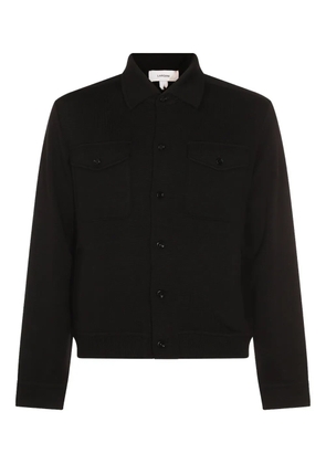 Lardini breast-pockets wool jacket - Black