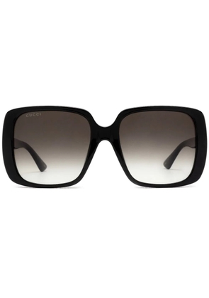 Gucci Eyewear Double G square-frame sunglasses - Black