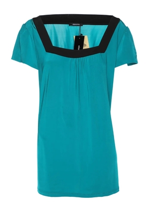 ELENA MIRO` square-neck top - Green