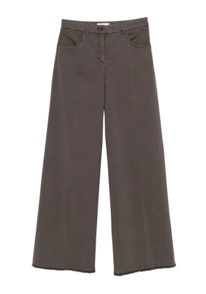 Via Masini 80 frayed pocket trousers - Brown
