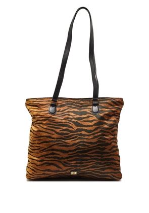 Moschino Pre-Owned canvas tote bag - Brown