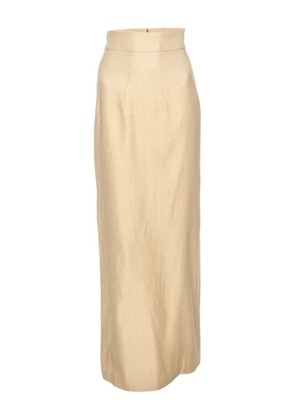 Emilia Wickstead Margherita textured maxi skirt - Neutrals