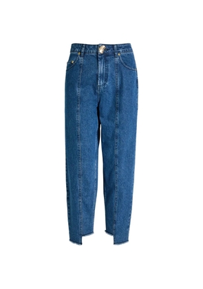 AKYN Sol frayed-seam jeans - Blue