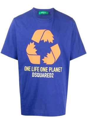 DSQUARED2 graphic-print T-shirt - Blue