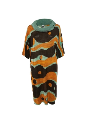 Missoni Pre-Owned knitted oversized-collar dress - Black