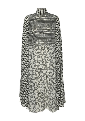 Valentino Pre-Owned abstract-print silk dress - White