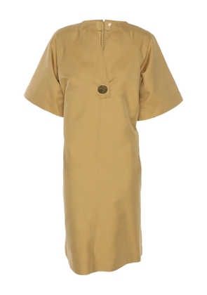 Celine Pre-Owned button midi dress - Neutrals