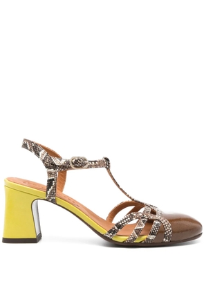 Chie Mihara 70mm Fendy pumps - Brown