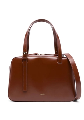 A.P.C. Virginie tote bag - Brown