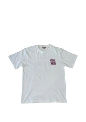 Bisous Skateboards X3 logo-print T-shirt - White