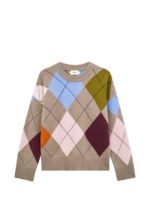 Pringle of Scotland argyle crew-neck sweater - Neutrals