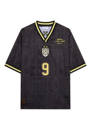 Off-White Multilogo Soccer T-Shirt - Black
