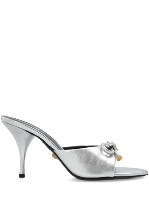 Versace 85mm leather sandals - Silver