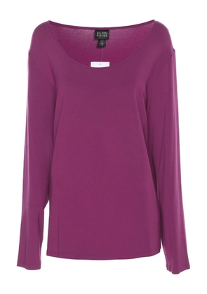 Eileen Fisher long-sleeve T-shirt - Purple