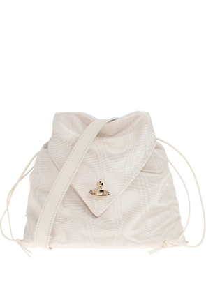 Vivienne Westwood Orb striped shoulder bag - Neutrals